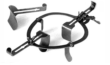 O'sullivan-O'connor Abdominal Retractor, Deep Blades, Complete Set: Deep 3" Blades, Two (2) Each Blades 1 3/4" X 4 1/4" (4.5 Cm X 10.6 Cm), 1 Each Size 2 3/4" X 4.1" (6.5 Cm X 10.3cm), W/ Wingnuts